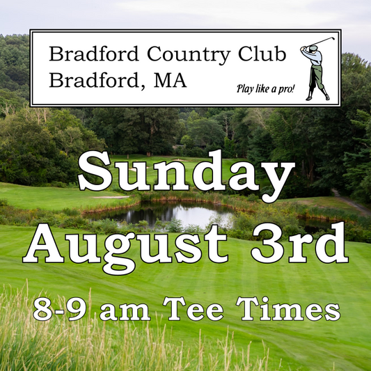 Sunday, August 3rd - Bradford Country Club